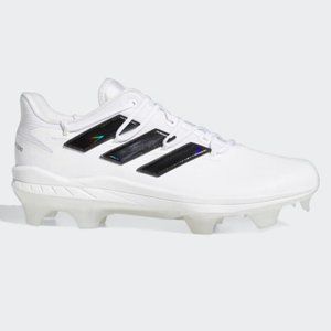 adidas Adizero Afterburner 8 Pro TPU White Baseball Cleats H00990